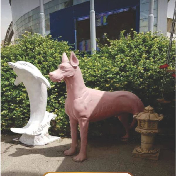فروش مجسمه مدرن سگ دوبرمن